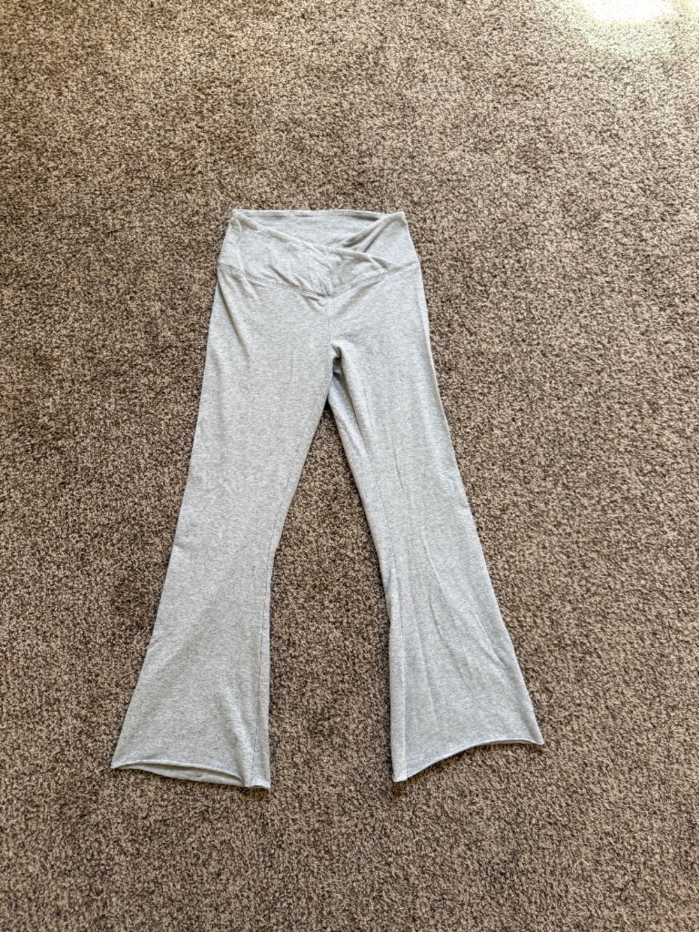 Grey Flare Leggings